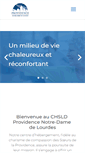 Mobile Screenshot of chsld-providence-notre-dame-lourdes.com